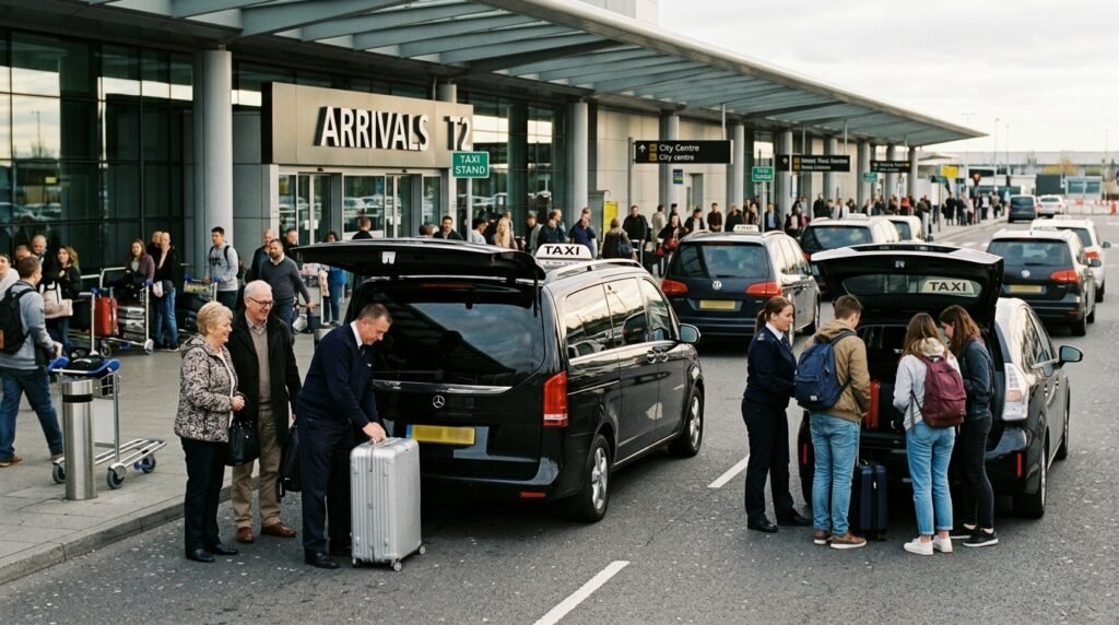 Taxi naar Schiphol