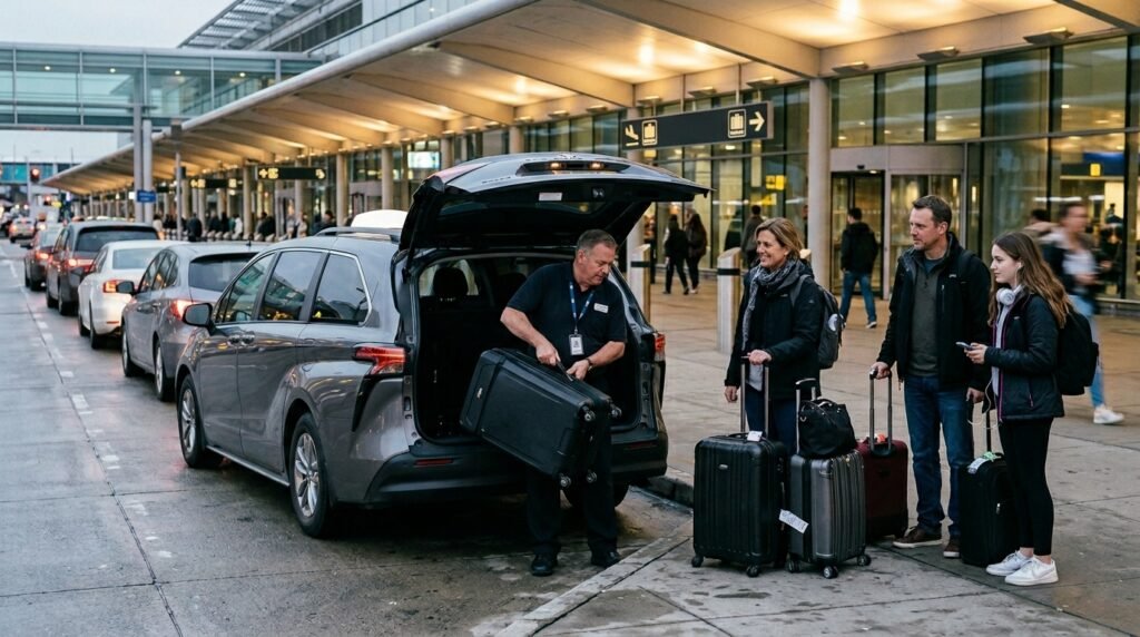 Taxi naar Schiphol